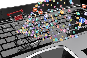 Poster - Online shopping concept