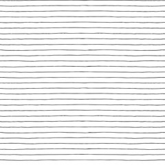 Seamless vector hand drawn minimalistic striped pattern