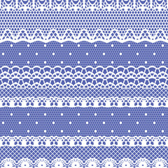 Sticker - Lace seamless pattern 