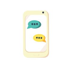 Poster - mobile phone vector.