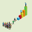 © vinzstudio - business success with isometric concept