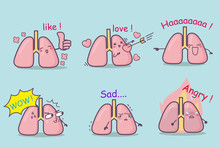 Cute Cartoon Lung Set