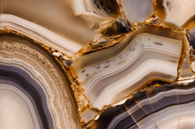 Piece Of Polished Agate Texture