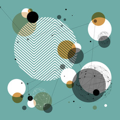 Aufkleber - Abstract Technology Background. Good for financial annual cover