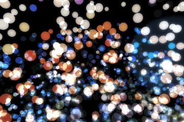 Abstract image background glowing particles