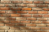 Fototapeta  - Mur z cegły czerwonej