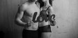 © Big City Lights - Passionate heterosexual couple clse to each other