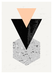 Poster - abstract geometric composition
