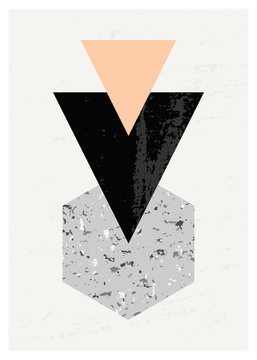 Wall Mural -  - abstract geometric composition
