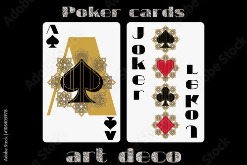 vector joker playing card