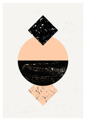 Poster - abstract geometric composition