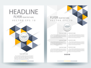 Abstract vector modern flyers brochure / annual report /design templates / stationery with white background in size a4