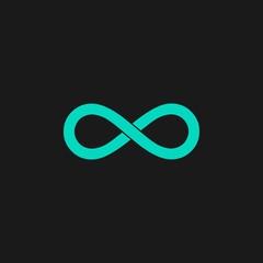 Poster - infinity sign vector icon