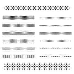 Poster - Design elements - star divider line set