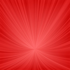 Poster - Red ray pattern background