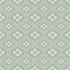 Wall Mural - Elegant antique background image of curve cross line flower