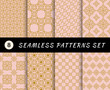 © olhakostiuk - Seamless patterns set. Geometric textures