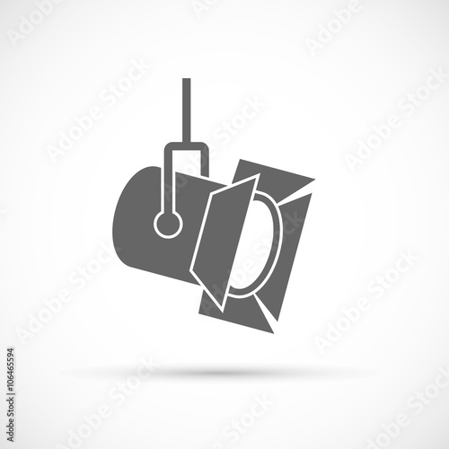 Fotografia, Obraz  Movie spotlight icon