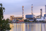 Fototapeta Nowy Jork - Oil refinery industry plant