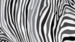 Zebra pattern created from grey and black colour, illustration