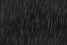 Rain On Black. Vector Rain Texture. Abstract Vector Background