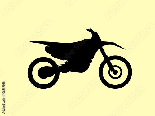 Fotografia, Obraz  Motocross dirt-bike sign