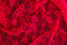 Red Lace Background