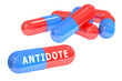 antidote pills 3D rendering