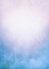 Wall Mural - Blue Pink Fog Background/A background image of fog, mist, and clouds with a colorful blue to pink gradient.  Image has significant texture and grain visible at 100%.