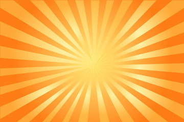 Orange color  background cartoon shine.