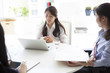 © Monet - Business women working in the stylish office