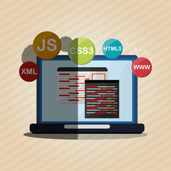 Responsive web design, Vector illustration