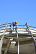 © zhengzaishanchu - Construction site, the welding workers at work