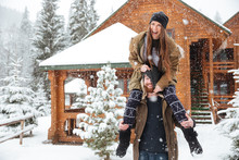 Couple Having Fun Together In Winter