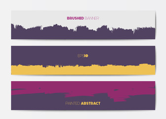 abstract grunge banner templates