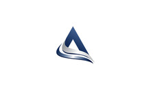 Letter A Triangle Logo