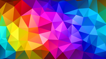 Colorful triangular abstract background. EPS 10 Vector illustration. 