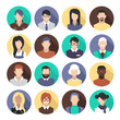 © sweet kiwi - set of colorful icons. people. avatars.