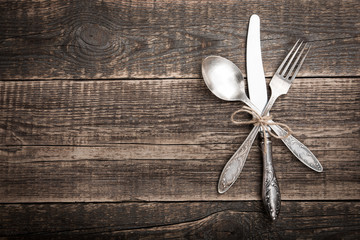 Canvas Print - Vintage cutlery