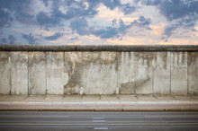 Berlin Wall In The Evening