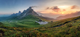 Fototapeta Fototapety góry  - Mountain nature panorama in Dolomites Alps, Italy.