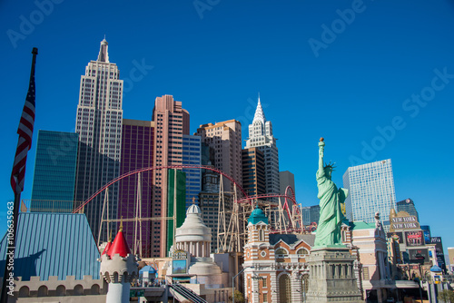 Las Vegas - DECEMBER 13, 2013: Las Vegas Casinos on December 13 Poster