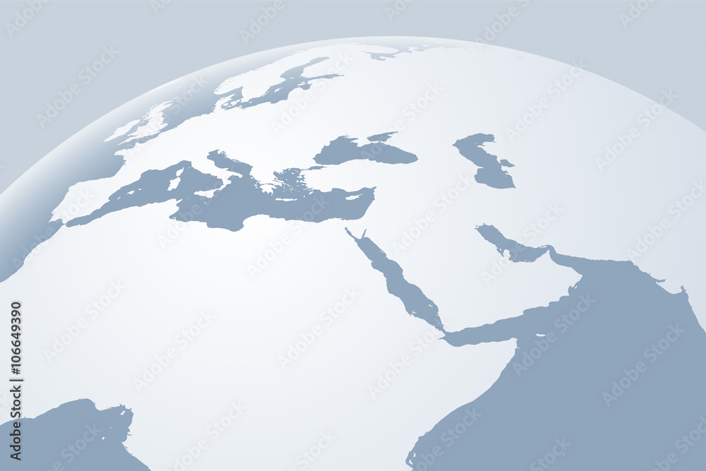 Infographics Vector Background #Global Map_Europe & Middle East