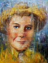 Young Cowboy Portrait Oil Painting