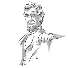 Abraham Lincoln Memorial Sketch