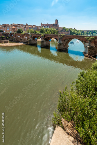 Poster 22nd of August 1944 Bridge in Albi, France