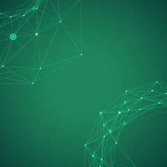 Aufkleber - Abstract background with dotted grid