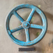 Steel Wheel To Open And Close A Valve