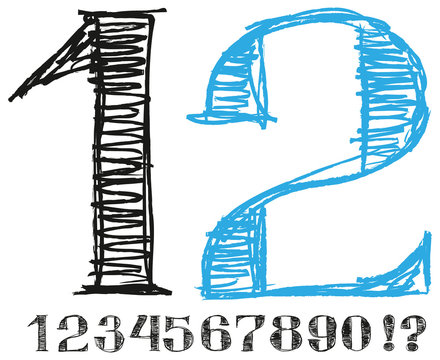 Vector Sketch Letters