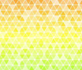Poster - colorful triangle pattern, vivid wallpaper, mosaic picture, abstract image, editable vector illustration